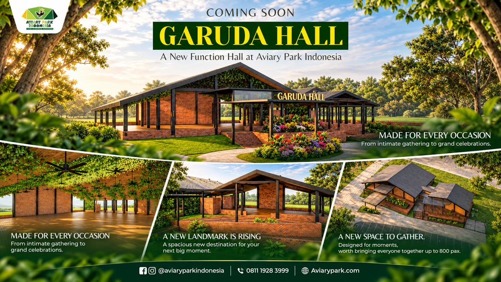 Garuda Hall Aviary Park Indonesia: Function Hall Baru